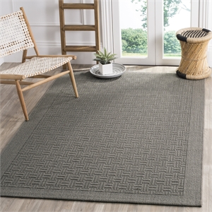Safavieh Palm Beach 4' X 6' Sisal and Jute Rug in Ash
