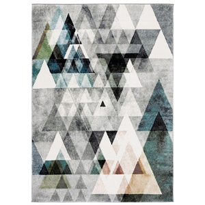 Safavieh Porcello 4'-0&quot x 6'-0&quot  Power Loomed Rug in Gray / Blue