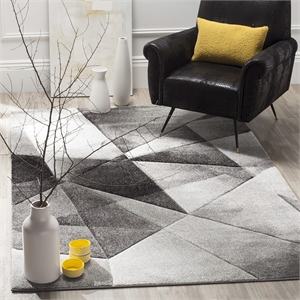 Safavieh Porcello 2' 7&quot X 5' Rug in Light Gray and Charcoal