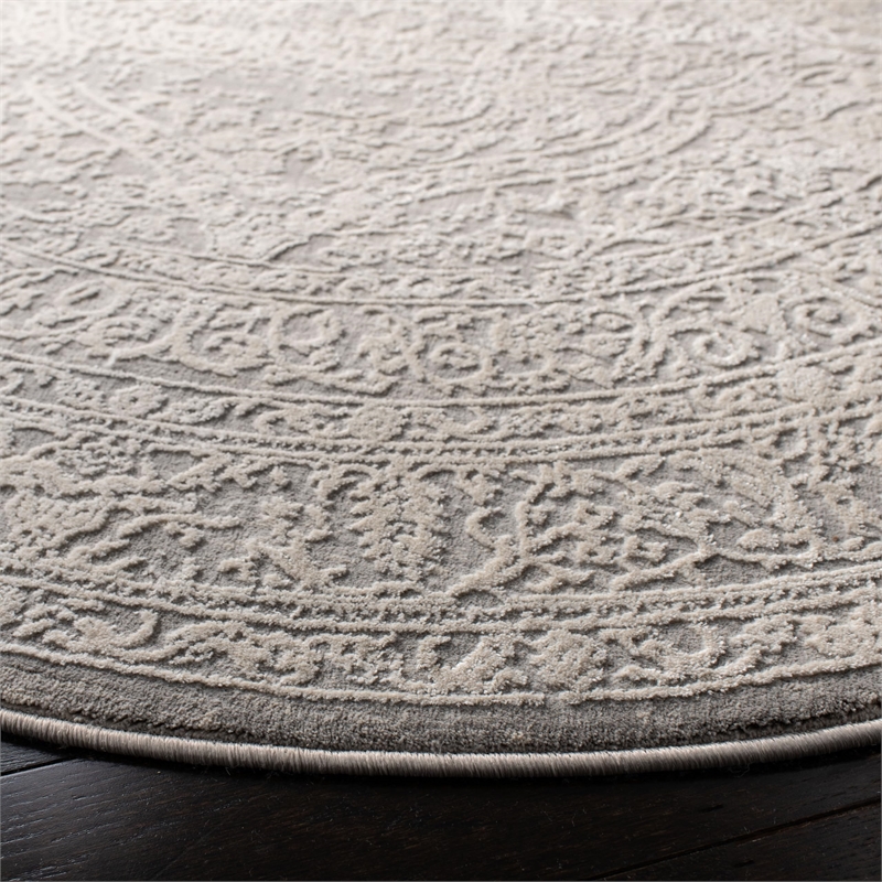 Safavieh Princeton 2' X 10' Rug in Gray and Beige