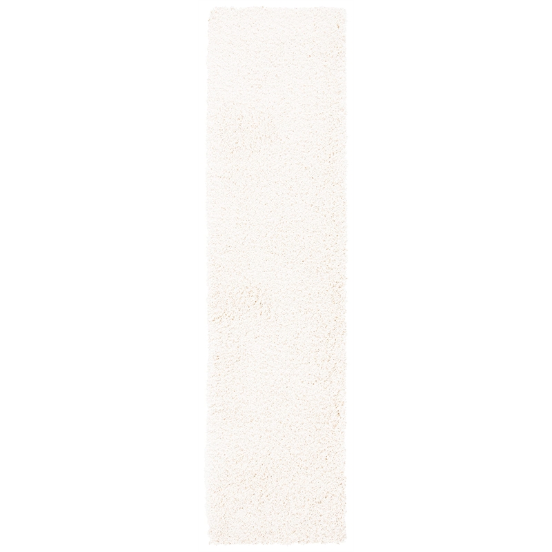 safavieh california shag 2' 3&quot x 15' rug in ivory