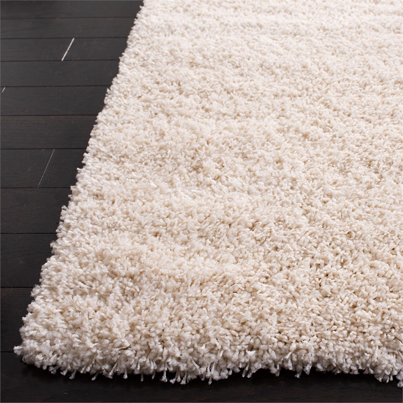 safavieh california shag 2' 3&quot x 15' rug in ivory