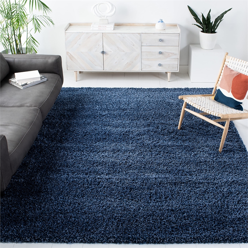 Safavieh California Shag 11' X 15' Rug in Navy