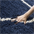 Safavieh Hudson Shag 10' X 14' Rug in Navy and Ivory