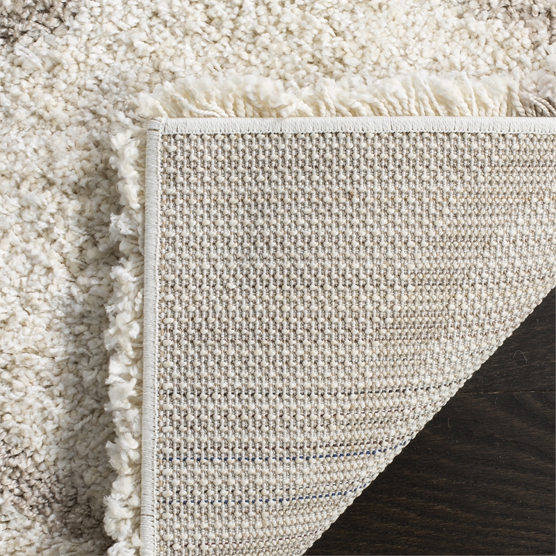 Safavieh Hudson Shag 3' X 5' Rug in Ivory and Beige