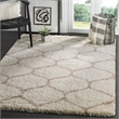 Safavieh Hudson Shag 4' X 6' Rug in Ivory and Beige