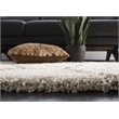 Safavieh Hudson Shag 7' X 7' Round Rug in Ivory and Beige