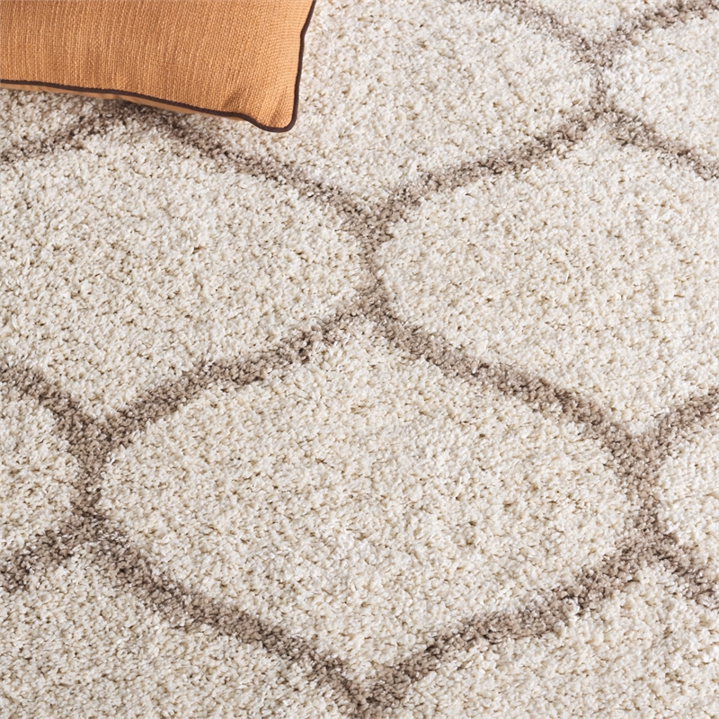 Safavieh Hudson Shag 8' X 10' Rug in Ivory and Beige