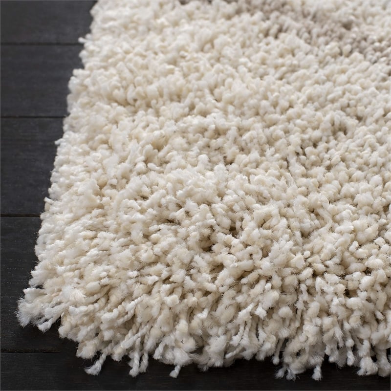 Safavieh Hudson Shag 3' X 5' Rug in Ivory and Beige