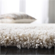 Safavieh Hudson Shag 6' X 9' Rug in Ivory and Beige