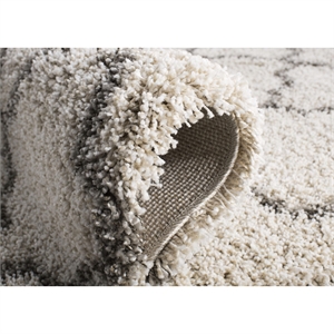 Safavieh Hudson Shag 2' X 3' Rug in Ivory and Gray
