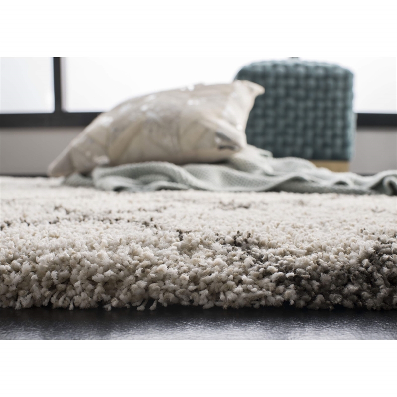 Safavieh Hudson Shag 2' X 3' Rug in Ivory and Gray
