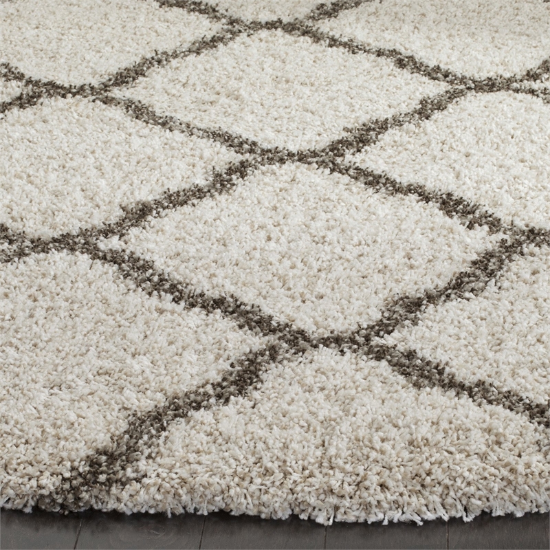 Safavieh Hudson Shag 3' X 5' Rug in Navy and Ivory