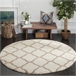 Safavieh Hudson Shag 3' X 5' Rug in Navy and Ivory
