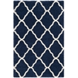 Safavieh Hudson Shag 6' X 9' Rug in Navy and Ivory