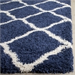 Safavieh Hudson Shag 6' X 9' Rug in Navy and Ivory