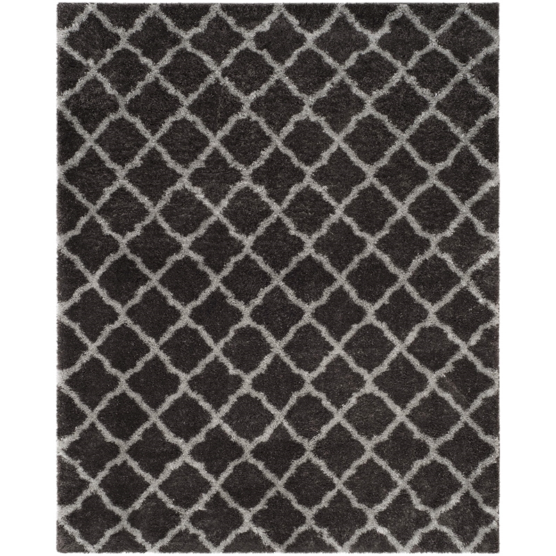 Safavieh Indie Shag 8' X 10' Rug in Gray and Ivory