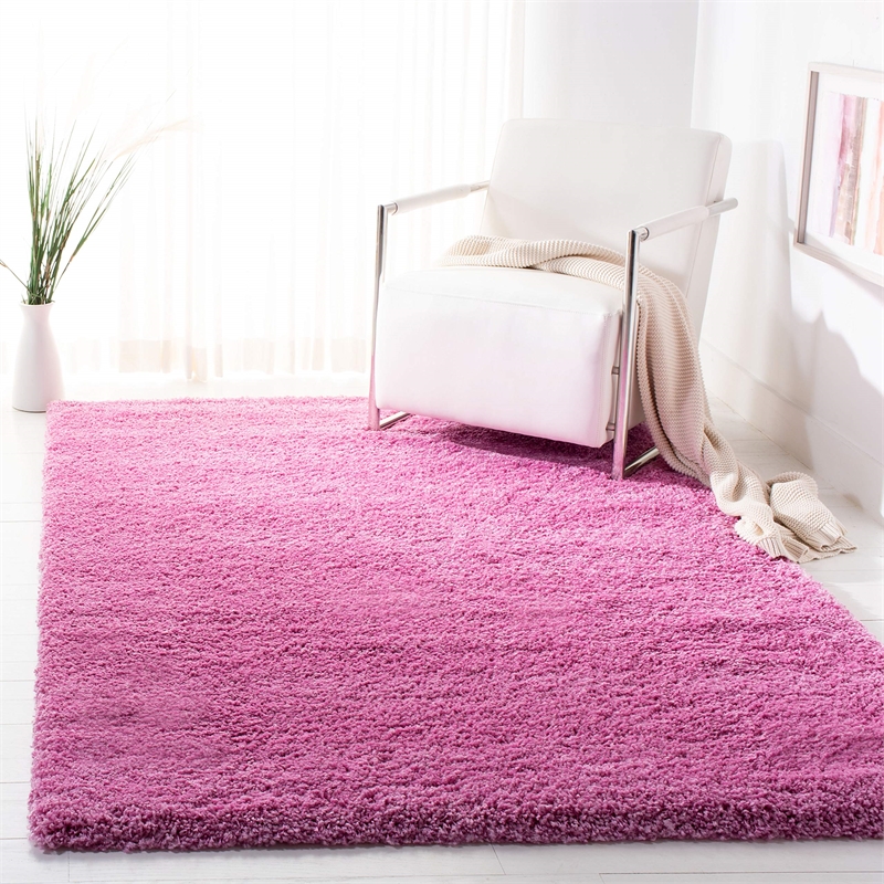 Safavieh Santa Monica Shag 3' X 5' Rug in Pink