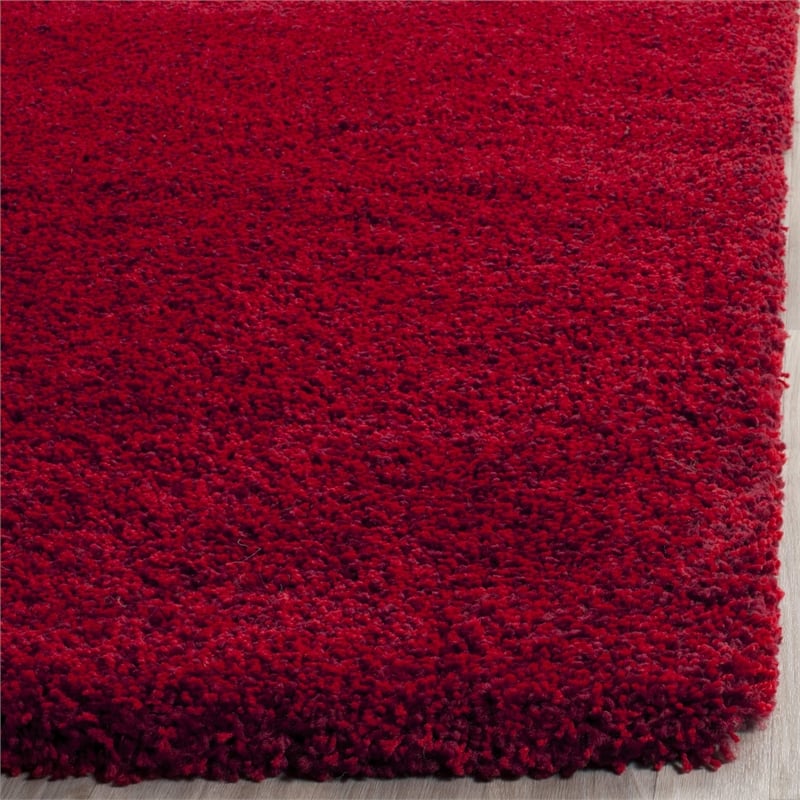 Safavieh Santa Monica Shag 4' X 6' Rug in Red