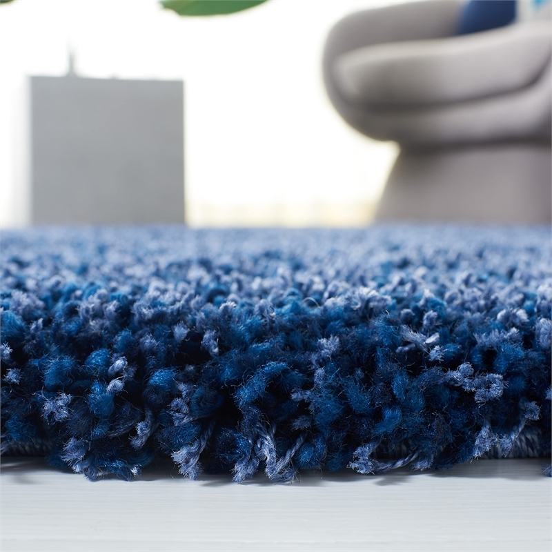 Safavieh Santa Monica Shag 4' X 6' Rug in Navy