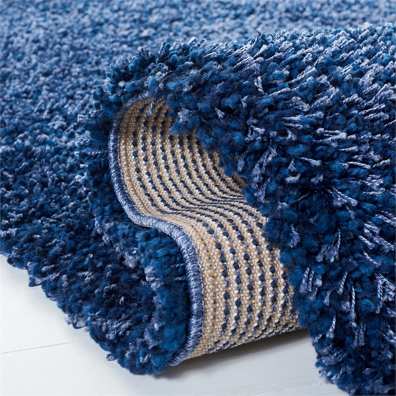 Safavieh Santa Monica Shag 4' X 6' Rug in Navy