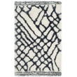 Safavieh Toronto Shag 3' X 5' Hand Tufted Rug in Ivory and Blue