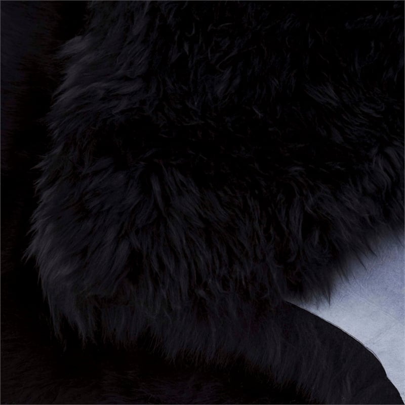 Safavieh Sheepskin Shag 2' X 6' Natural Sheep Skin Rug