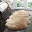 Safavieh Sheepskin Shag 2' X 6' Natural Sheep Skin Rug