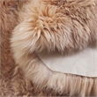 Safavieh Sheepskin Shag 2' X 6' Natural Sheep Skin Rug
