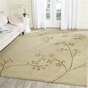 Safavieh Soho 8' X 8' Square Hand Tufted Wool Rug in Sage