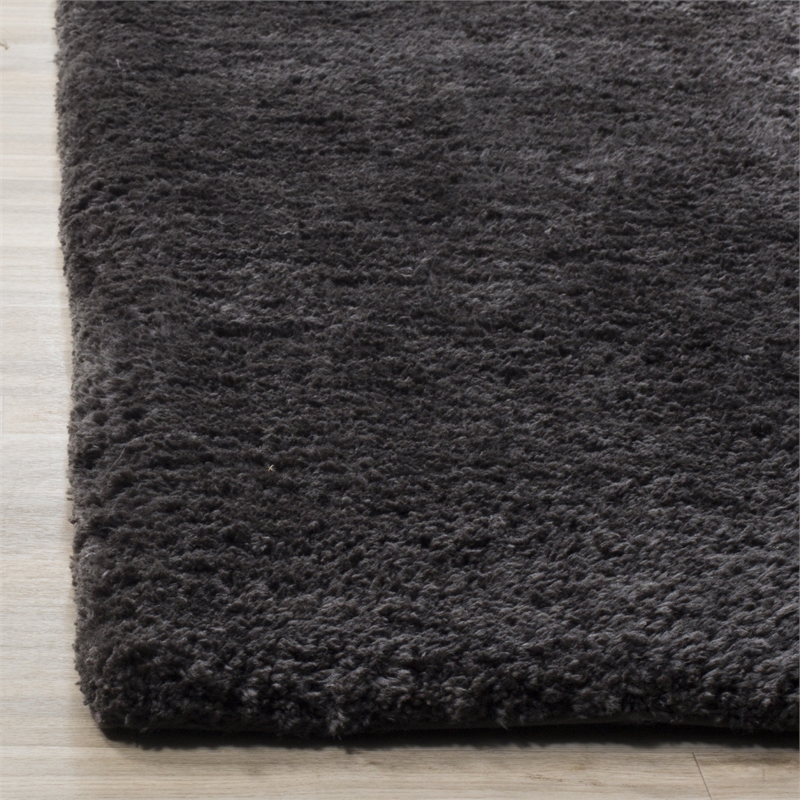 Safavieh Sheep Shag 3' X 5' Hand Tufted Rug in Charcoal