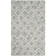Safavieh Studio Leather 5' X 8' Hand Woven Rug in Ivory and Gray
