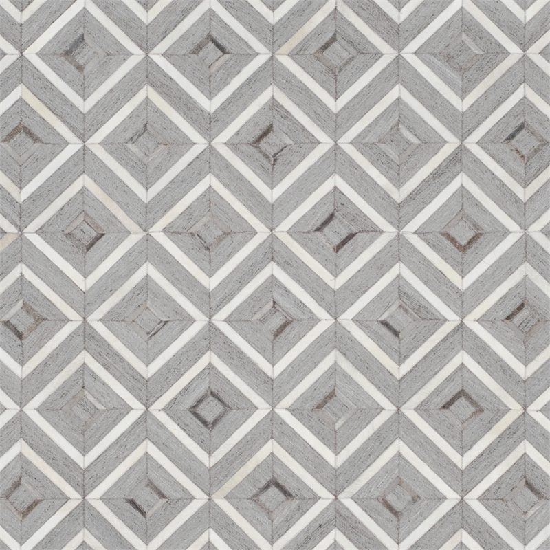 Safavieh Studio Leather 5' X 8' Hand Woven Rug in Ivory and Gray