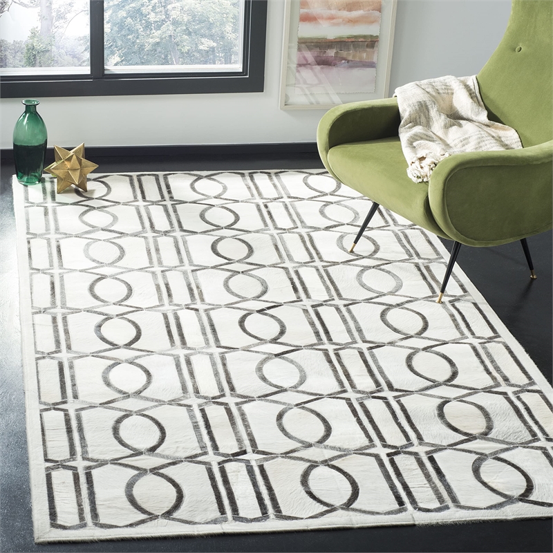 Safavieh Studio Leather 3' X 5' Hand Woven Leather Rug