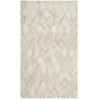 Safavieh Studio Leather 3' X 5' Hand Woven Leather Rug in Ivory