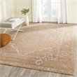 Safavieh Stone Wash 4' X 6' Hand Knotted Rug in Brown and Silver