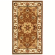 Safavieh Traditions 6' X 9' Hand Tufted Wool Rug in Tan and Ivory