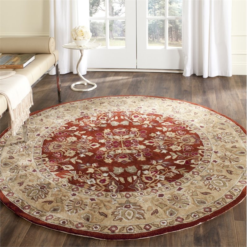 Safavieh Total Performance 6' X 6' Round Hand Hooked Rug