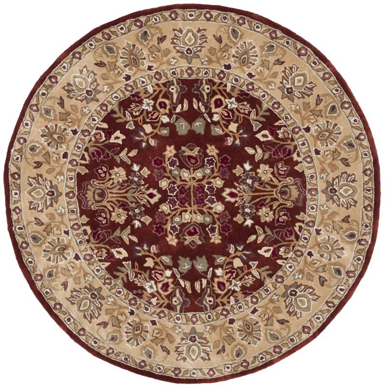 Safavieh Total Performance 6' X 6' Round Hand Hooked Rug