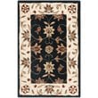 Safavieh Total Performance 9' X 12' Hand Hooked Rug in Navy and Ivory