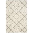 Safavieh Tunisia 3' X 5' Rug in Ivory and Light Gray