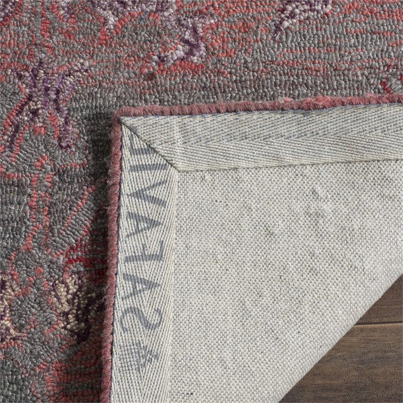 Safavieh Vintage Oushak 8' X 10' Hand Tufted Rug in Red