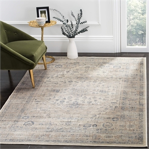 Safavieh Vintage 6' 7&quot X 9' 2&quot Rug in Stone and Blue