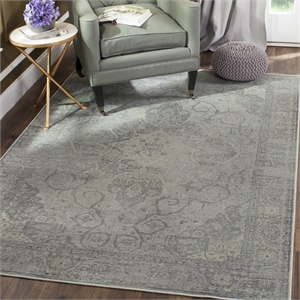 Safavieh Vintage 6' 7&quot X 9' 2&quot Rug in Silver