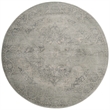 Safavieh Vintage 6' X 6' Round Rug in Silver