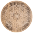 Safavieh Vintage 8' Round Rug in Warm Beige