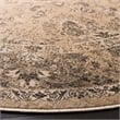 Safavieh Vintage 8' Round Rug in Warm Beige