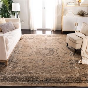 Safavieh Vintage 8' Square Rug in Warm Beige