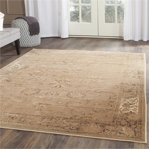 Safavieh Vintage 6' Square Rug in Taupe