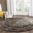 Safavieh Vintage 8' Round Rug in Soft Anthracite